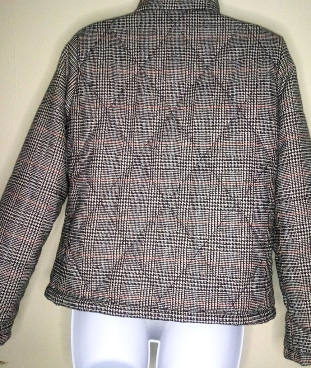 A new day fully lined plaid puffer jacket - Picture 2 of 15